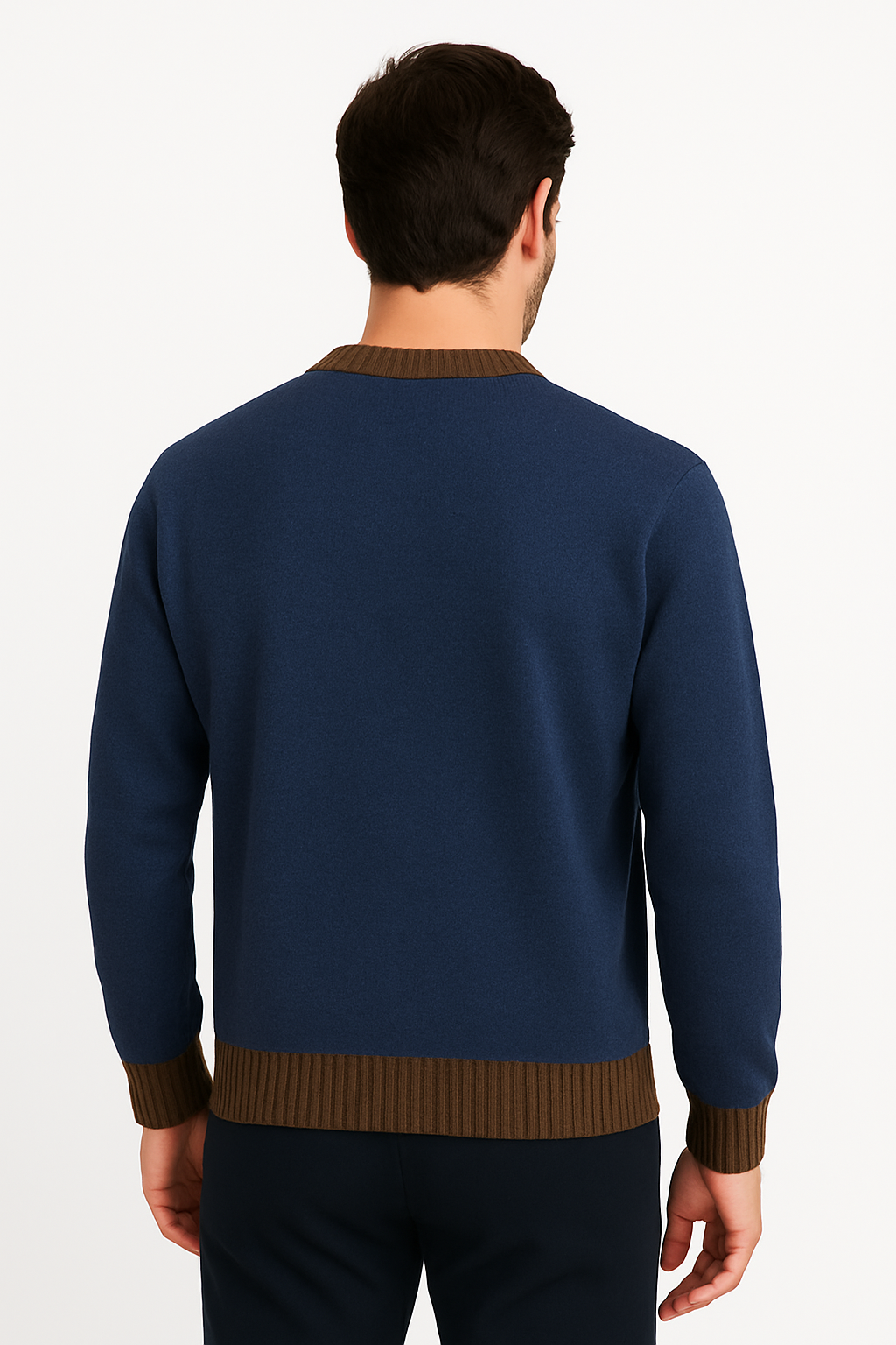 Blu Cashmere girocollo