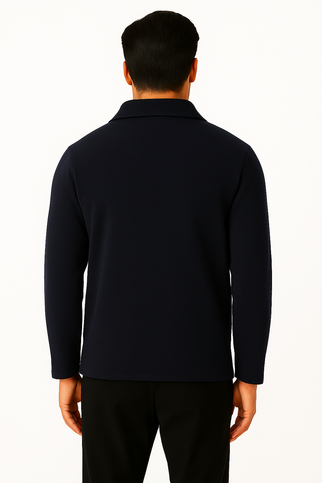 Tramapulia Cardigan con zip a scomparsa