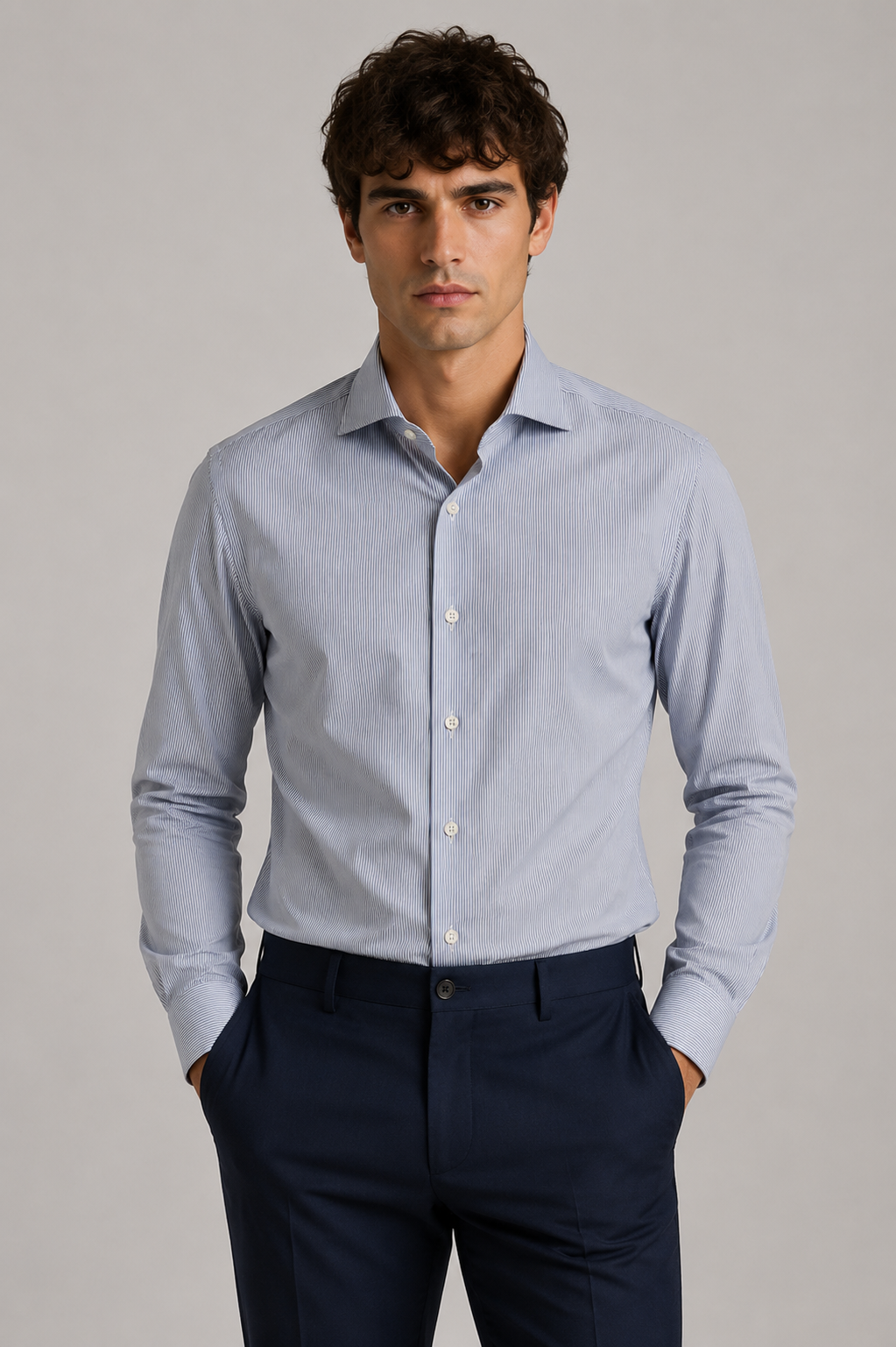 Giglio Milano Camicia Mille righe strette