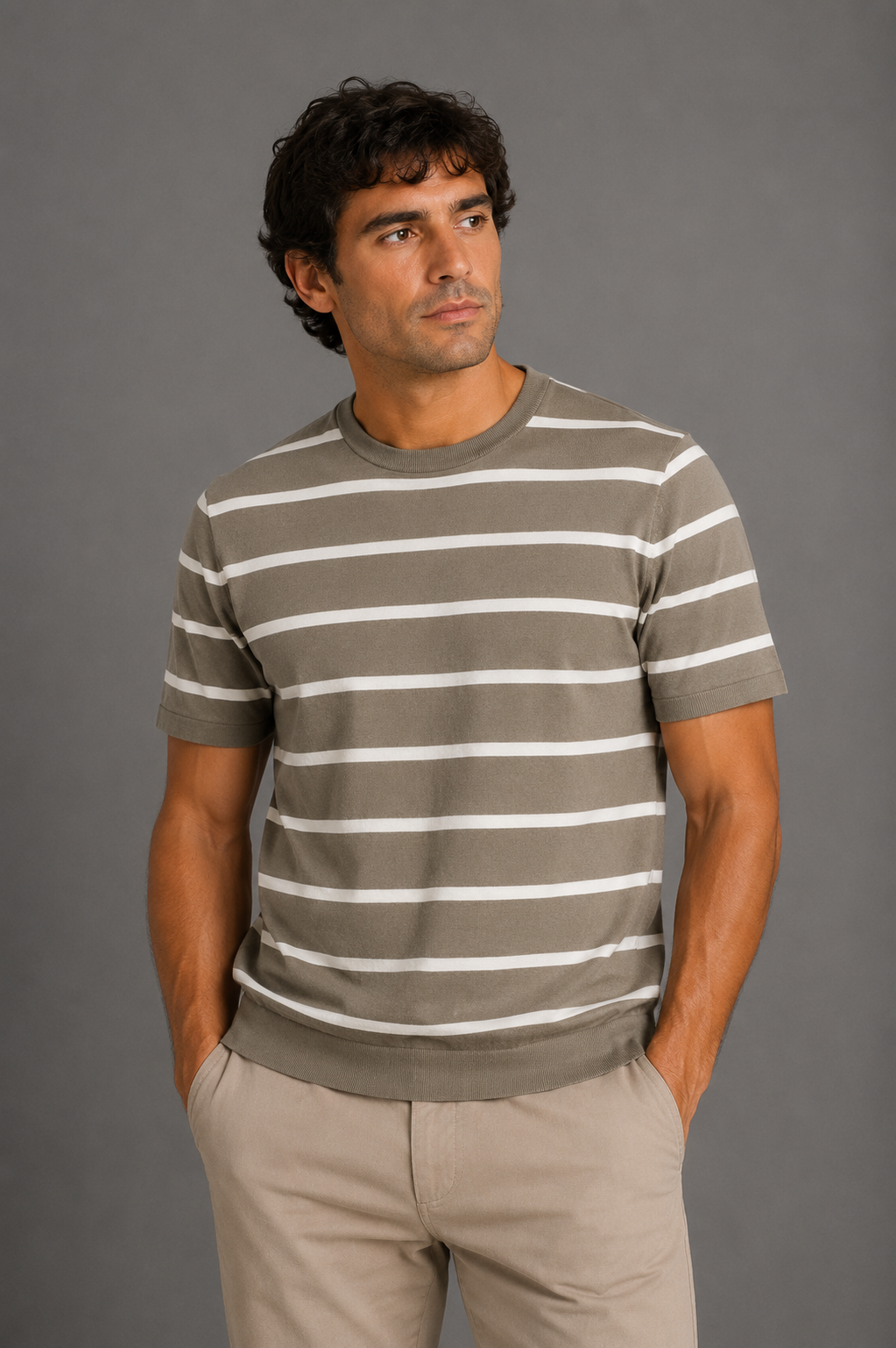 MQJ T-shirt a righe