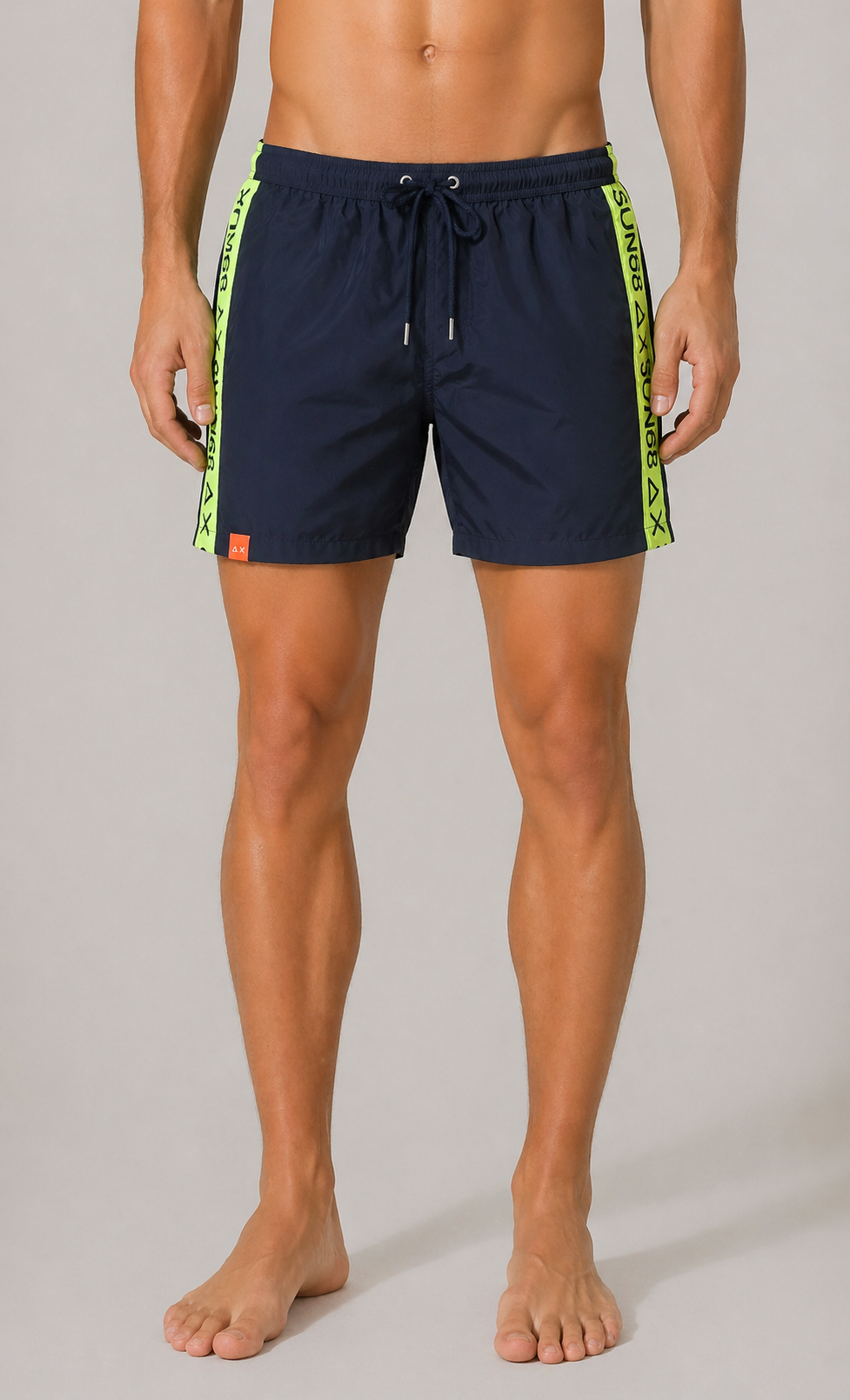 Sun68 SWIM PANT CON TAPE LOGO