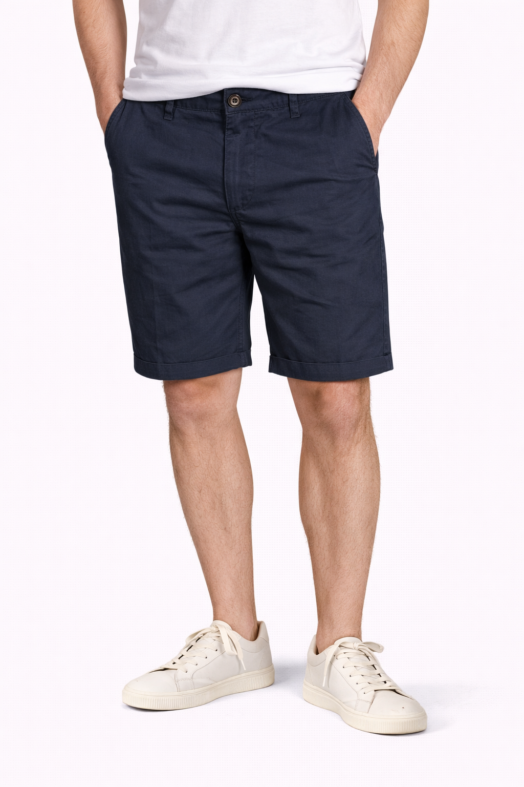 40 WEFT Bermuda in mito lino con la coulisse