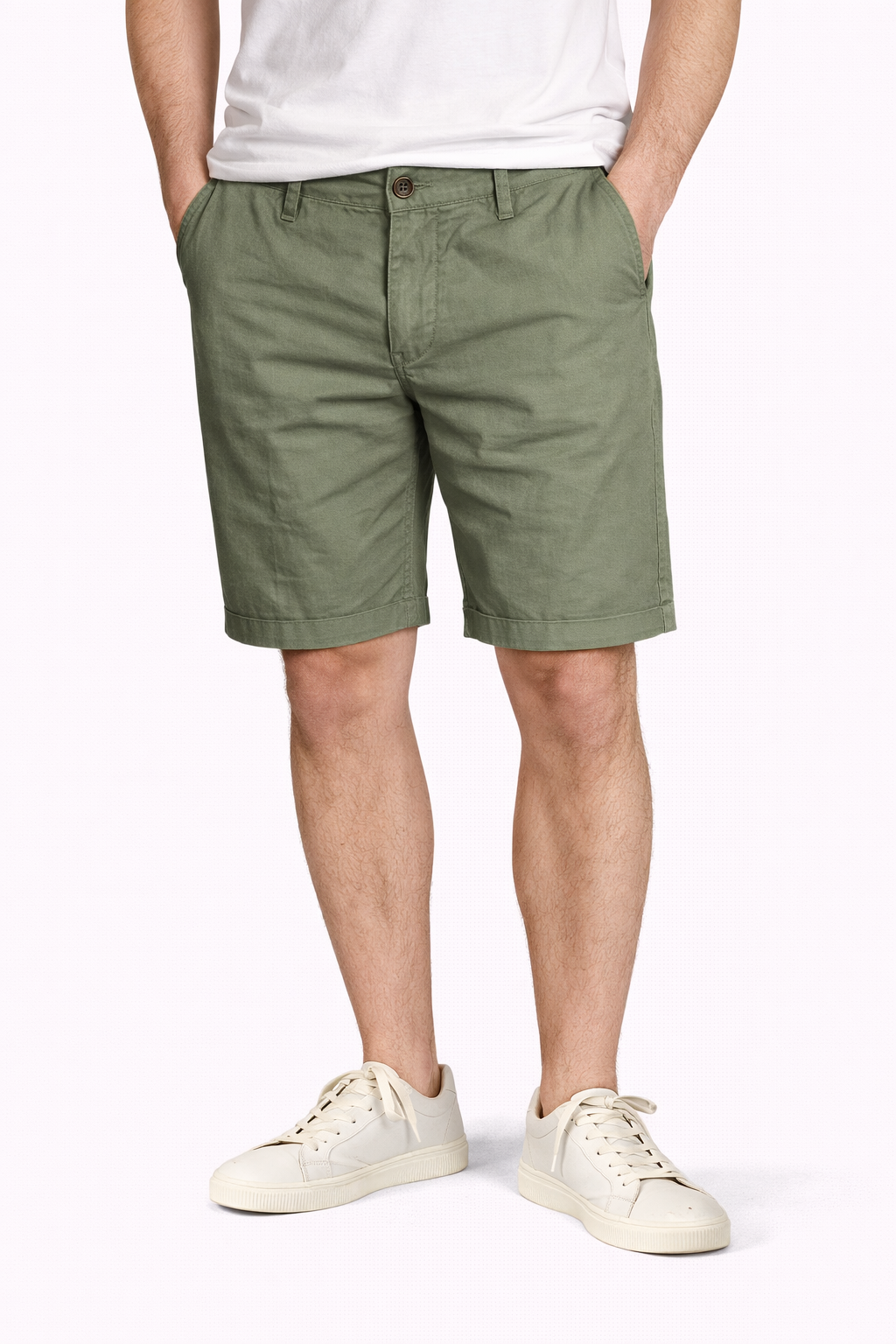 40 WEFT Bermuda in mito lino con la coulisse