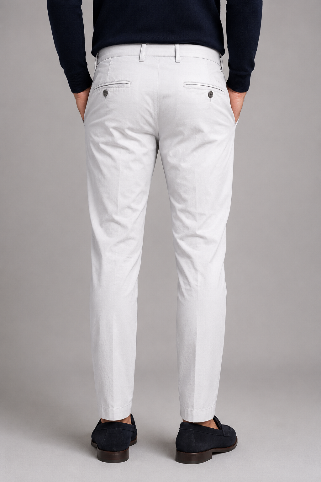 Teleria Zed Pantalone Rasatello di Cotone