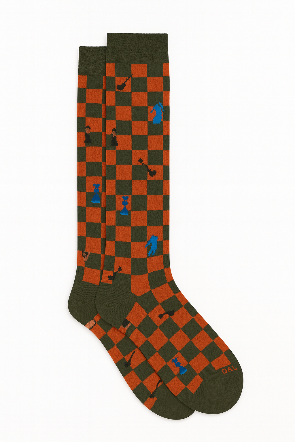 GALLO calze fantasia scacchi