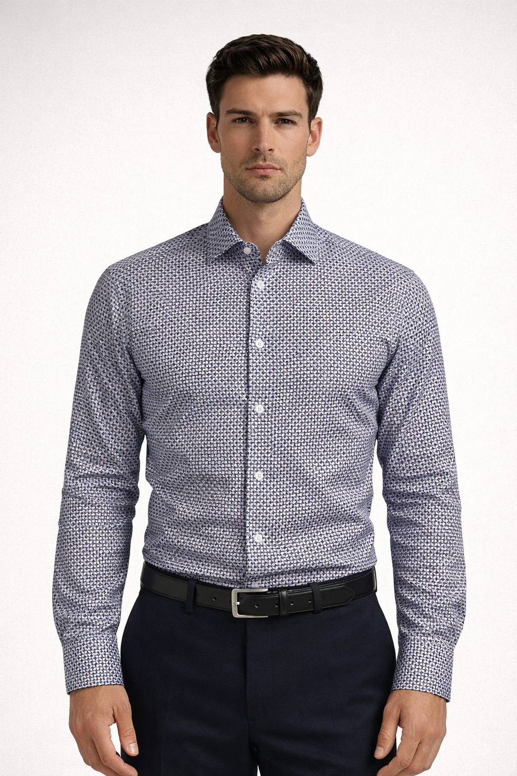 Giglio Milano  CAMICIA TECNICA con  FANTASIA