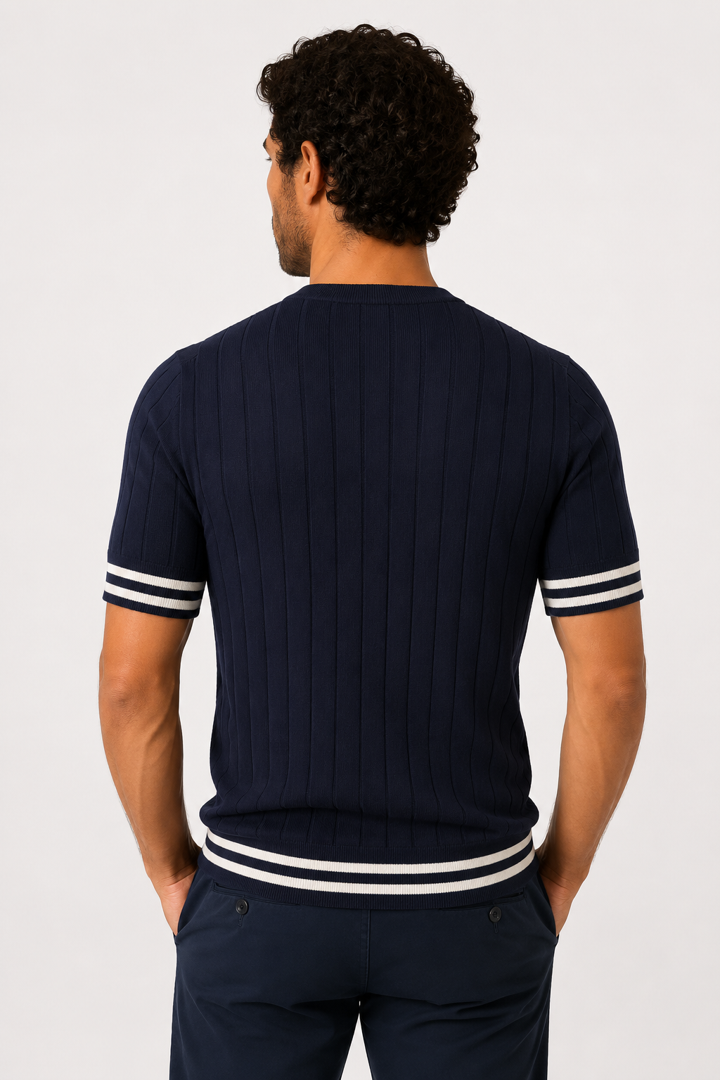 MQJ T-shirt in misto lino