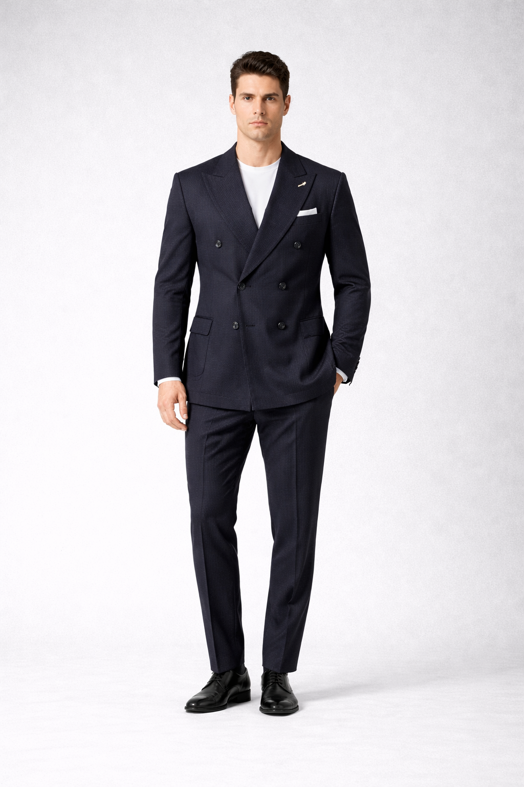 Paul Miranda abito doppio petto operato