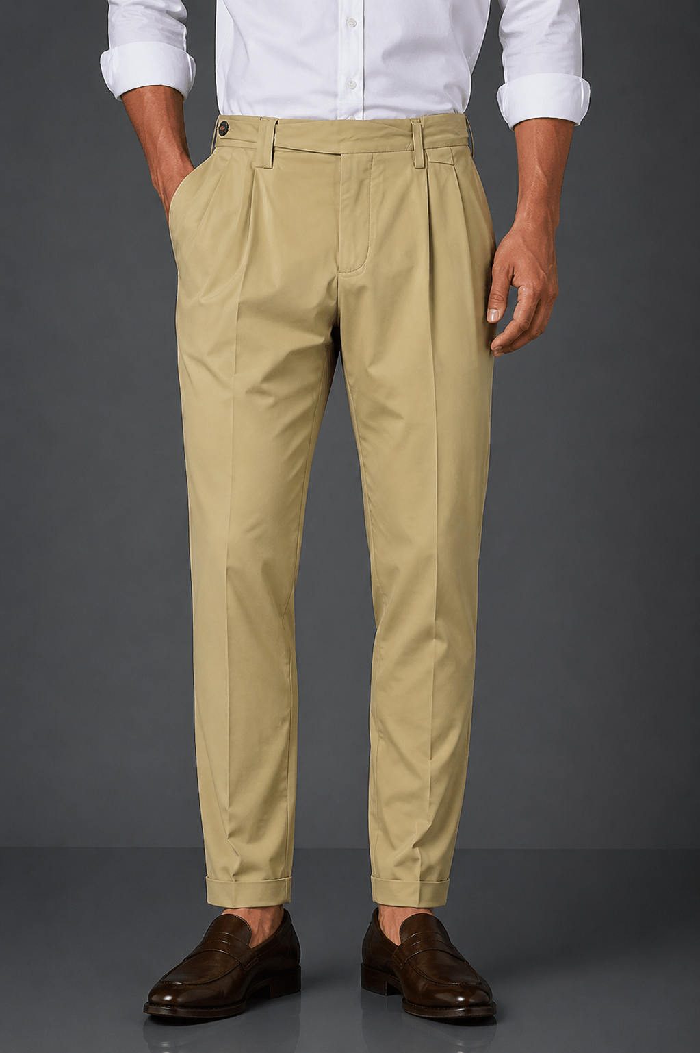 Markup Pantalone con Doppie Pence