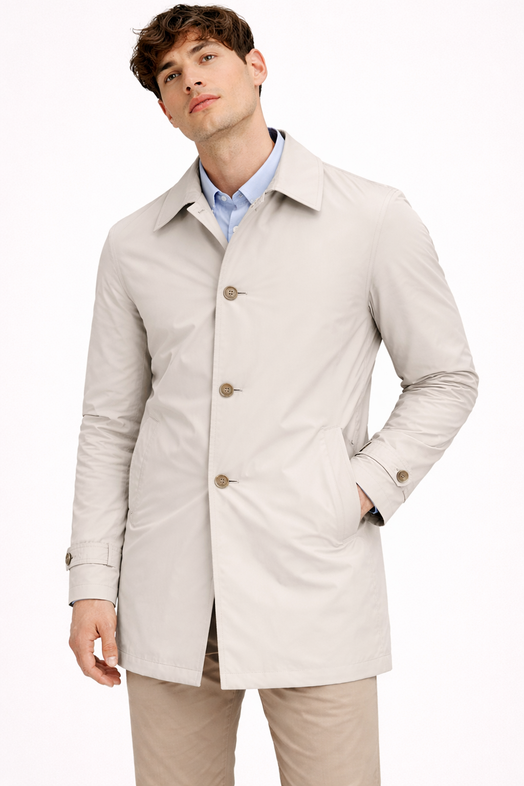 Homeward Gard stretch nylon padded coat Uomo