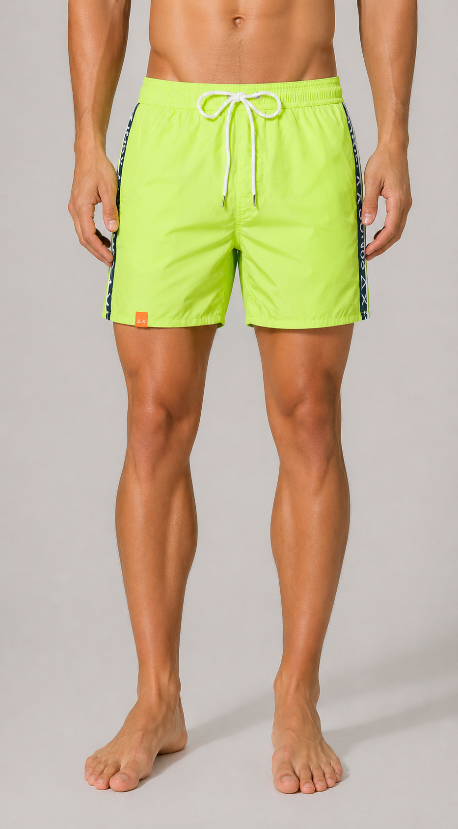 Sun68 SWIM PANT CON TAPE LOGO