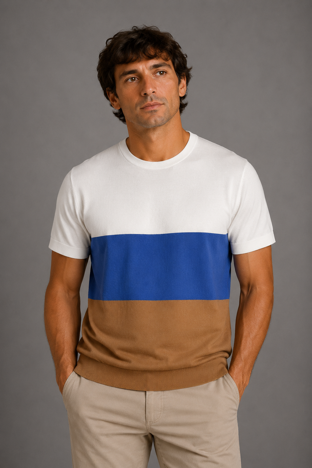 MQJ T-shirt tre colori