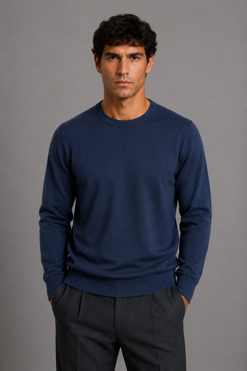 Planet Grid Girocollo in Cotone