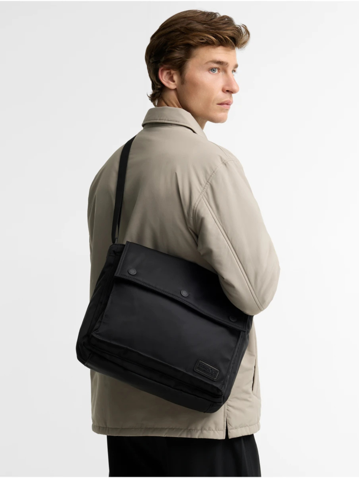 Barbour International Daleson Messenger Crossbody Bag