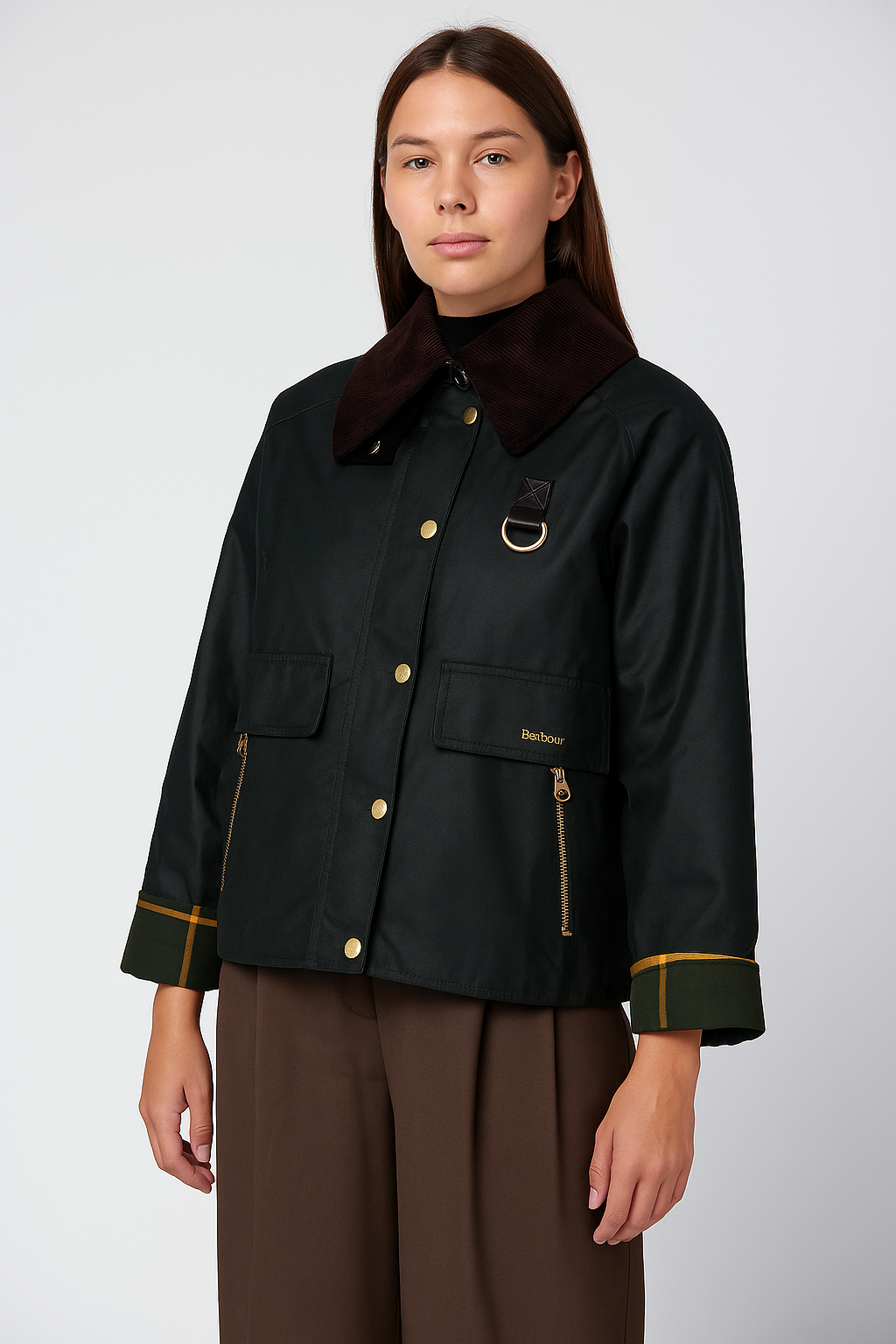 Barbour Catton Wax Giubbotto Barbour Donna