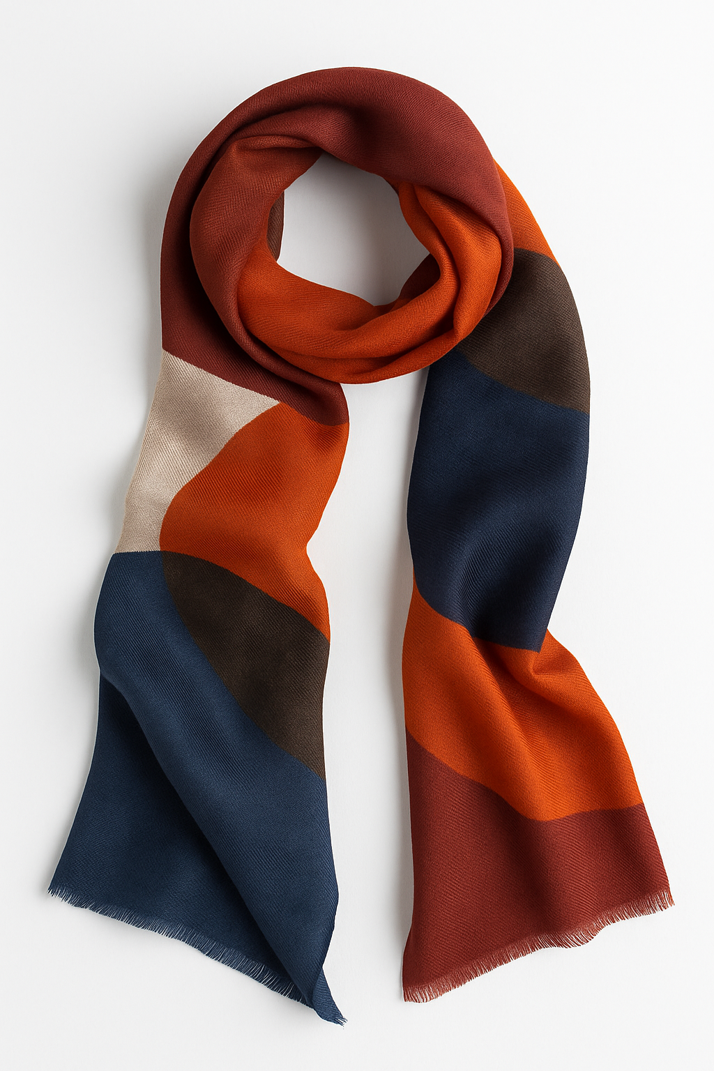 Giglio Milano sciarpa Fantasia Astratta Multicolore