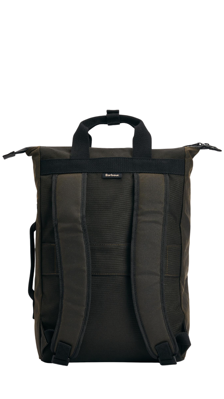 Barbour Field Waxed Backpack