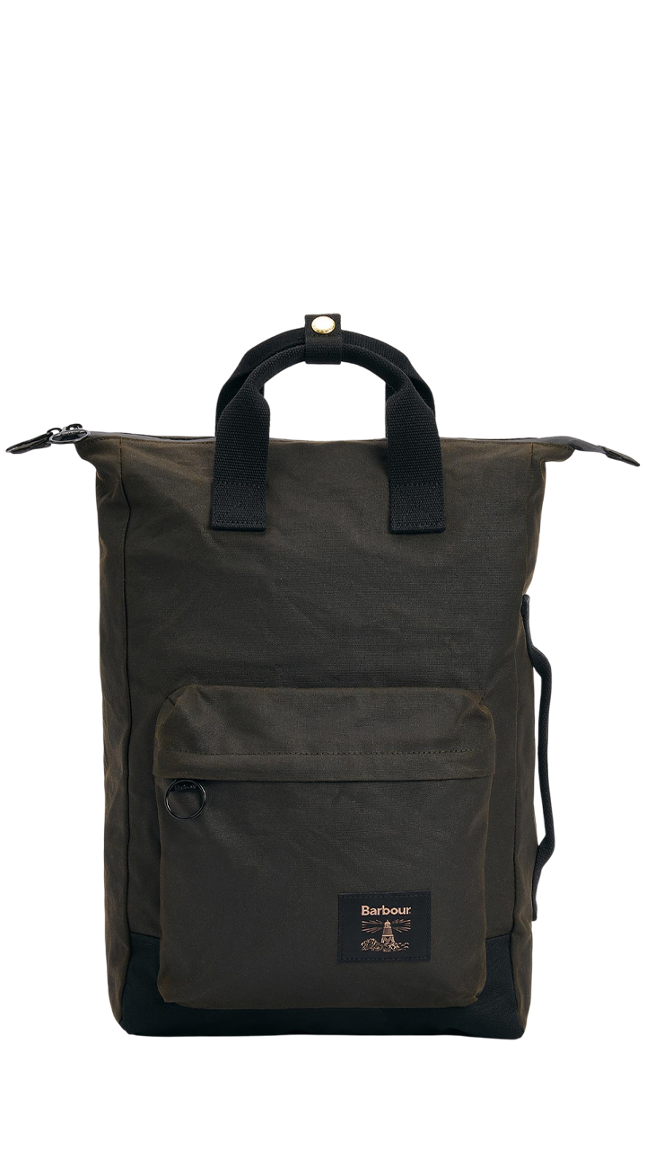 Barbour Field Waxed Backpack