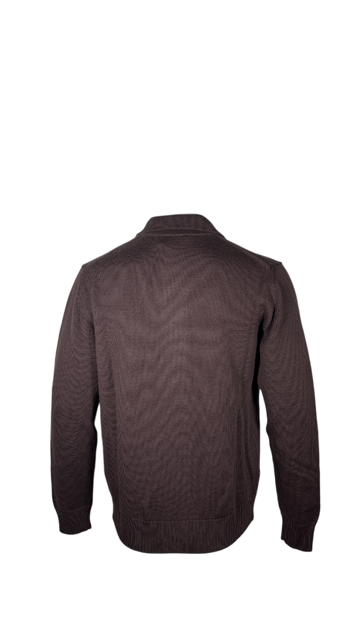 MASQ Cardigna con collo camicia