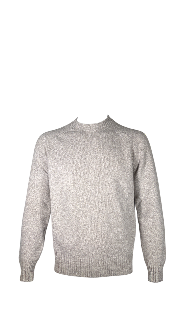 MASQ Maglione in lana effetto mélange