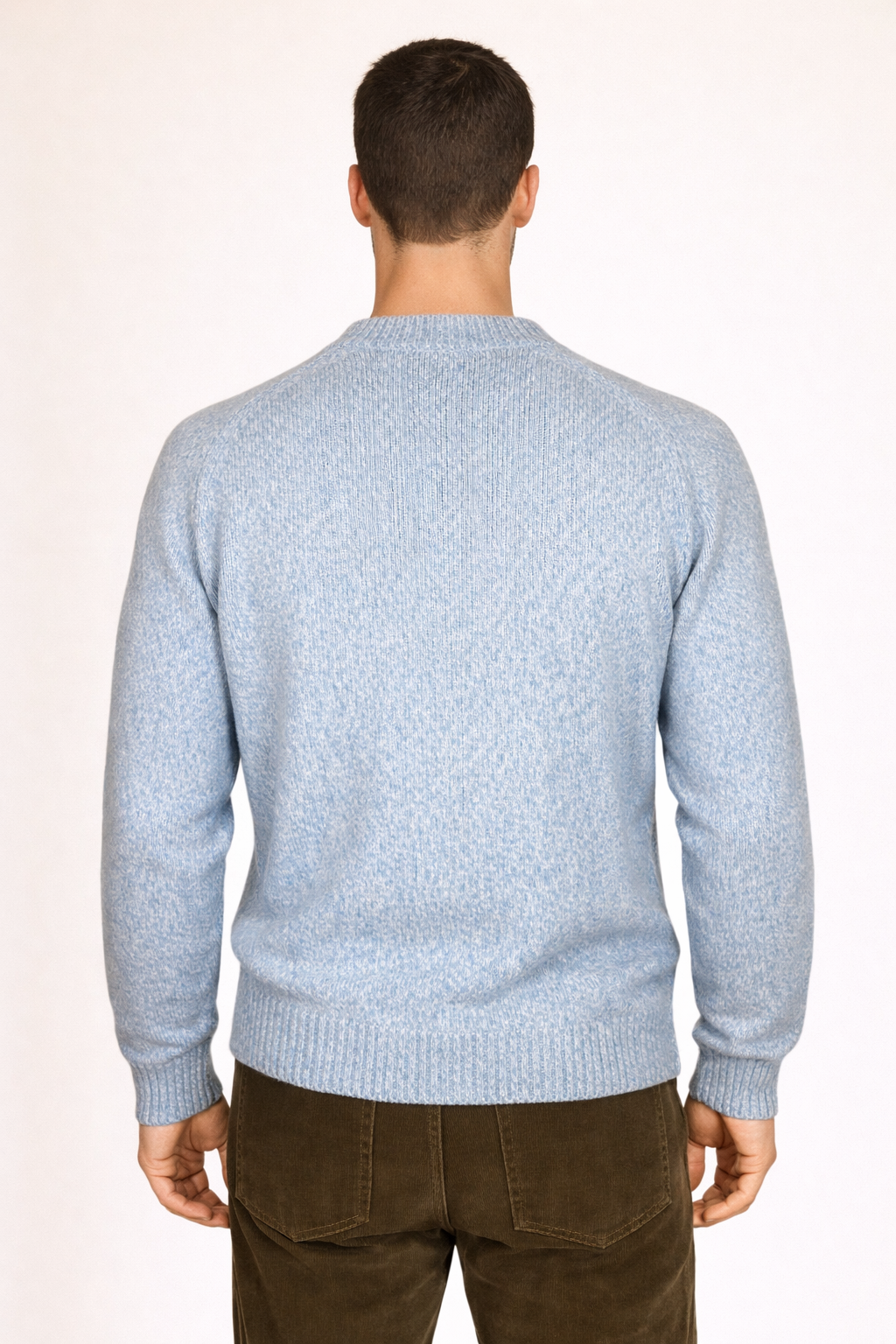 MASQ Maglione in lana effetto mélange