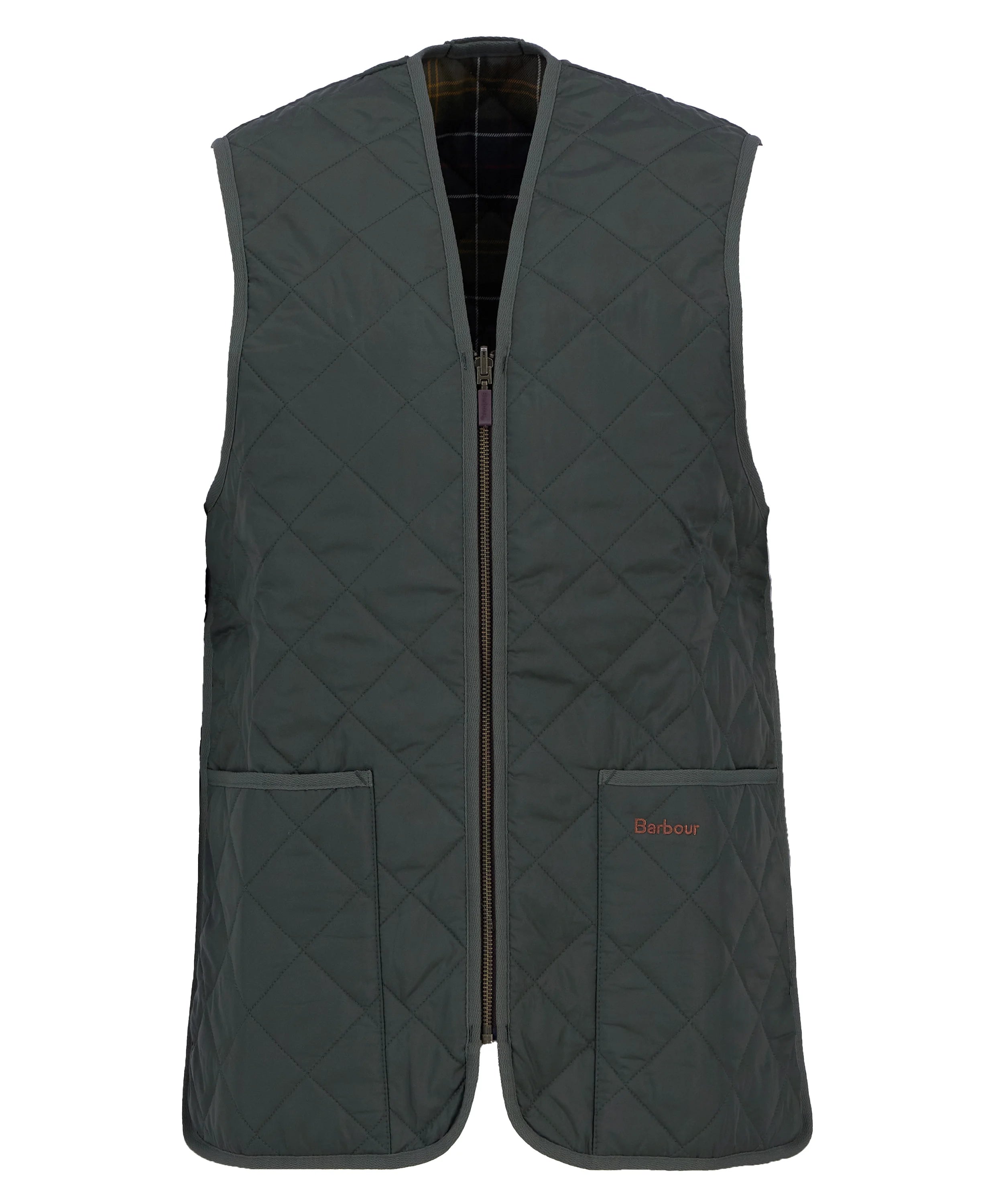 Barbour Gilet trapuntato/fodera con zip