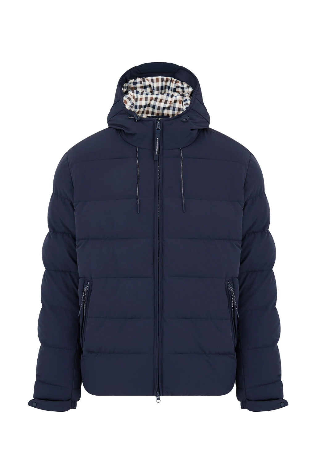 aquascutum  FLEX-N HOODED PUFFER