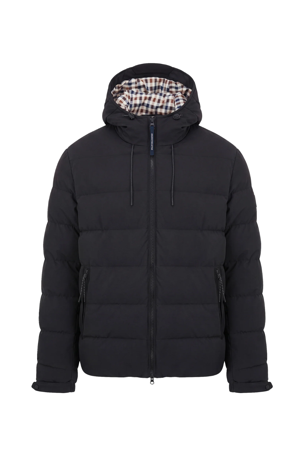 aquascutum  FLEX-N HOODED PUFFER