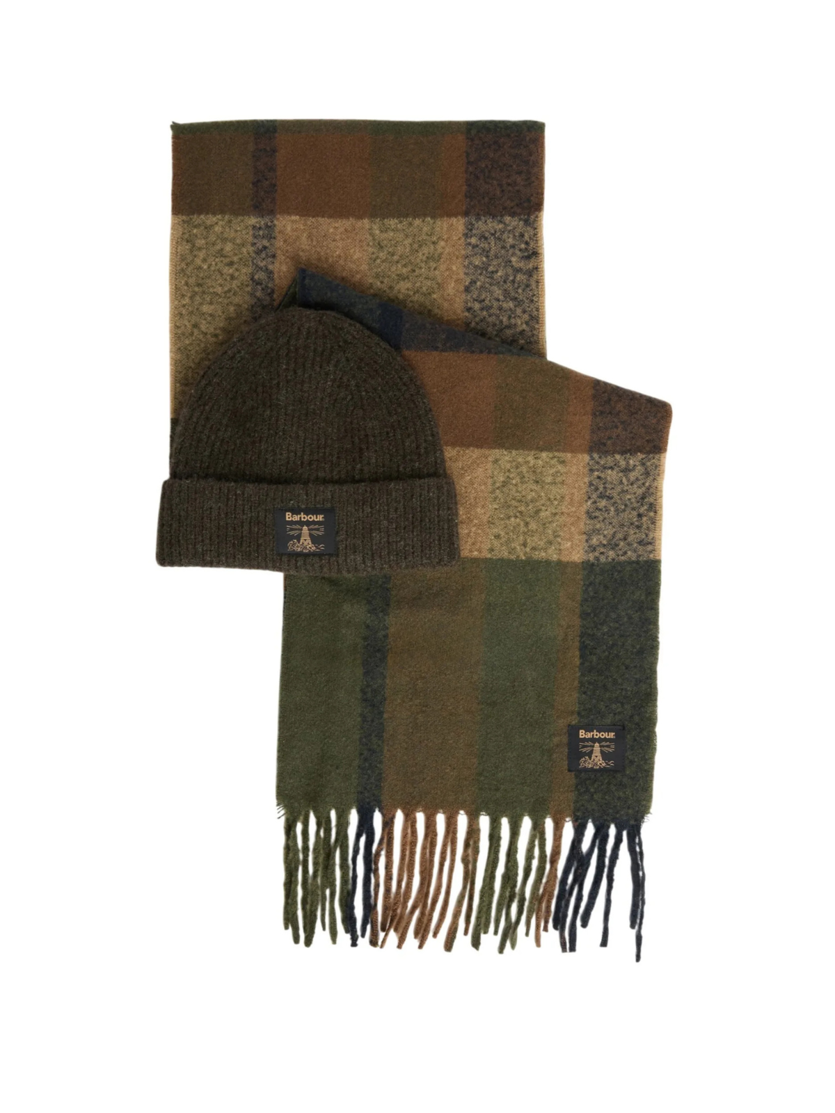 Barbour Set regalo Westerdale con berretto e sciarpa