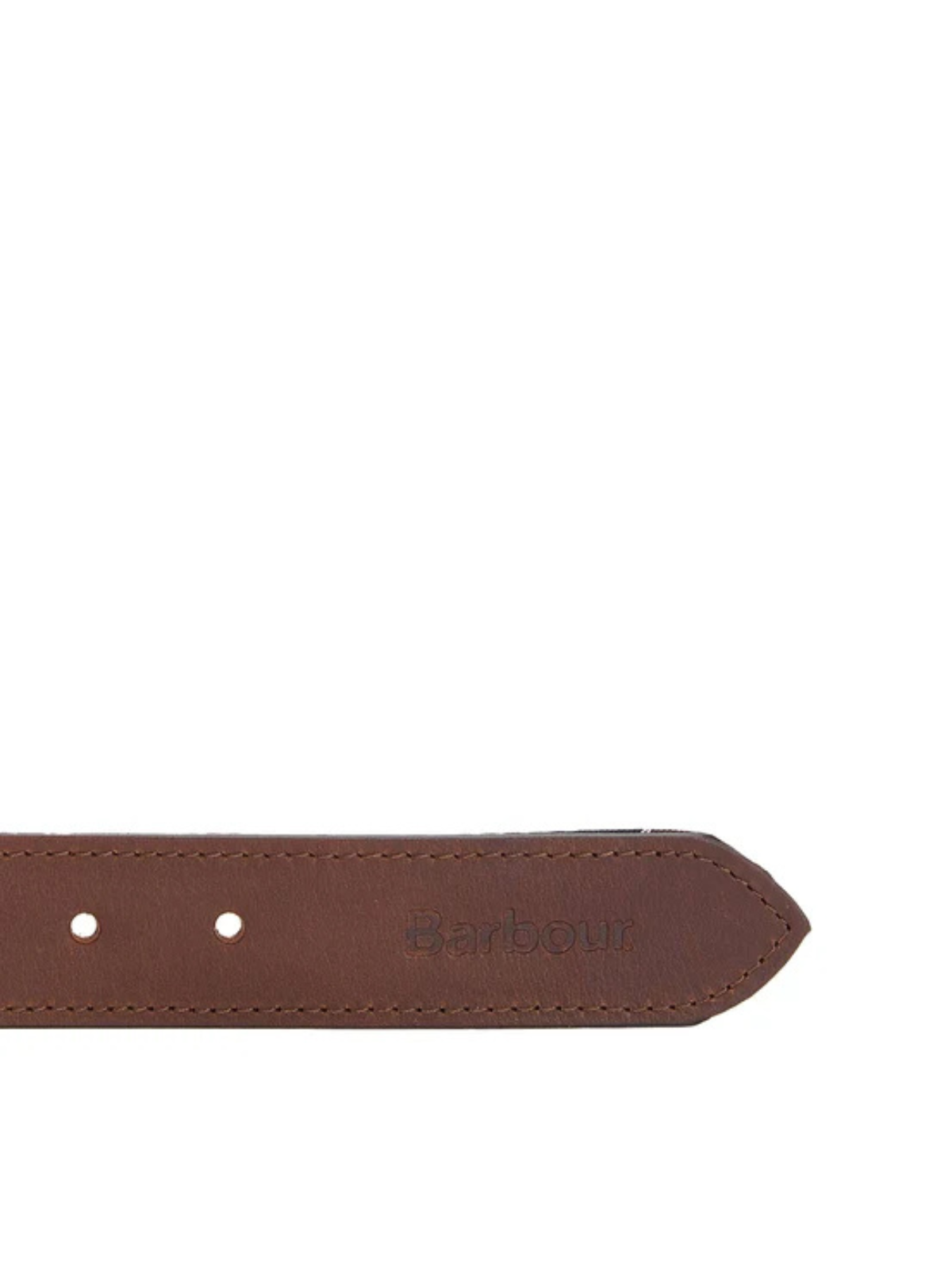 Barbour Reversible Tartan Leather Belt