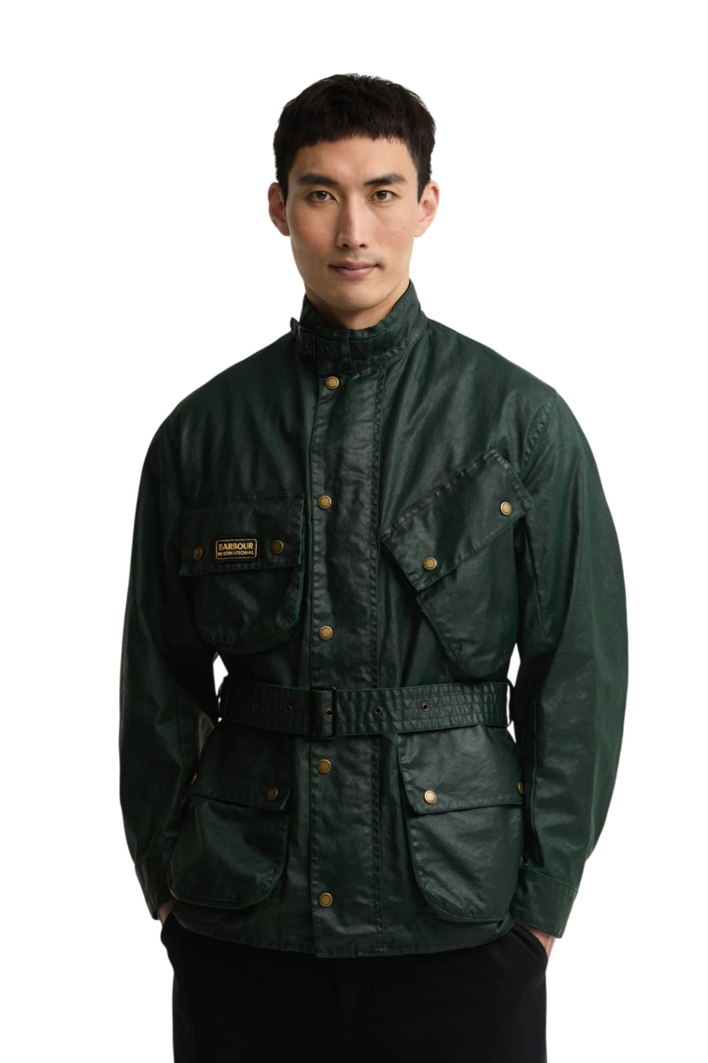 BARBOUR INTERNATIONAL Giacca casual  A7 per il 90° anniversario, effetto invecchiato.