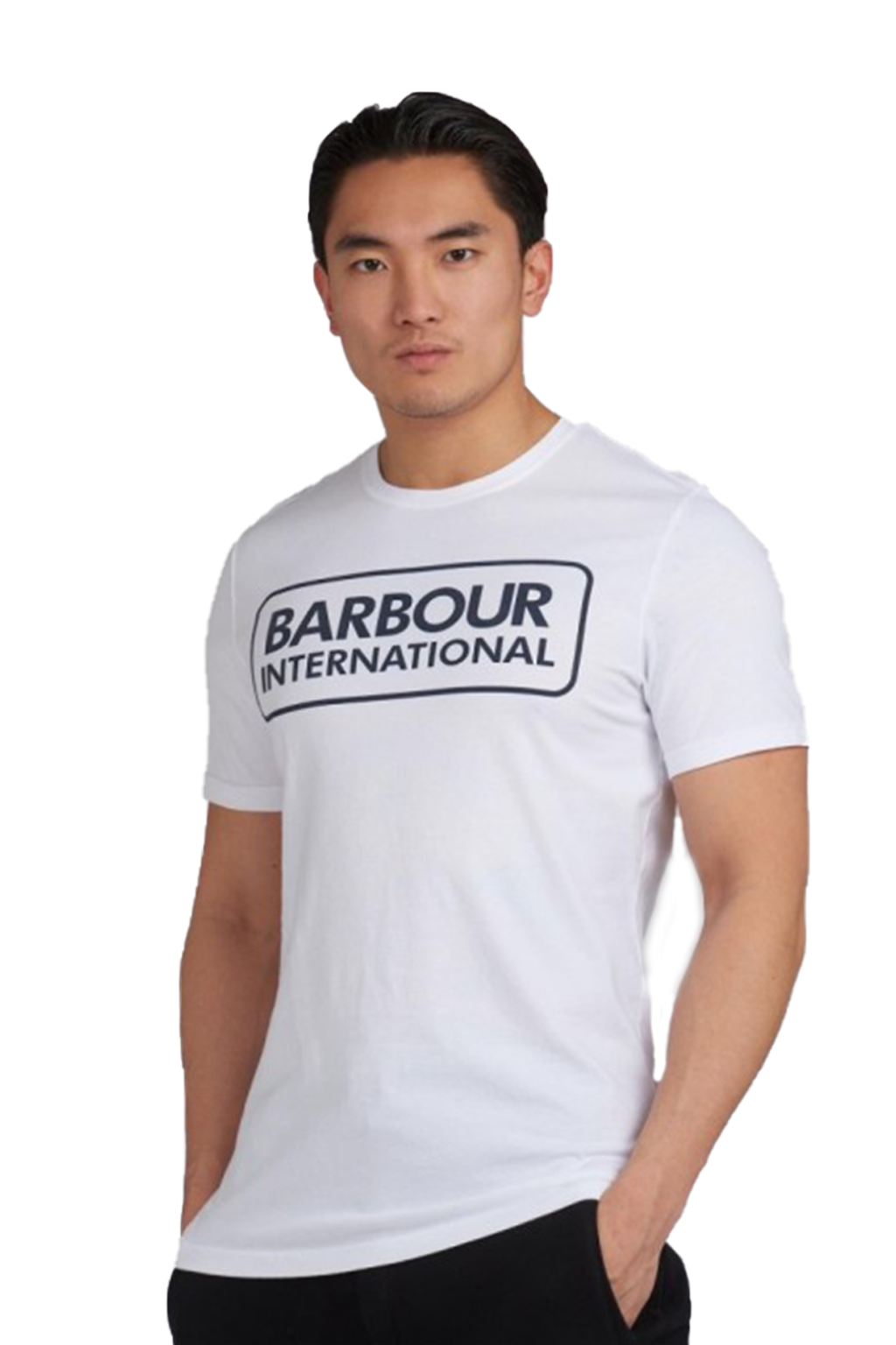 Barbour T-shirt con logo piccolo