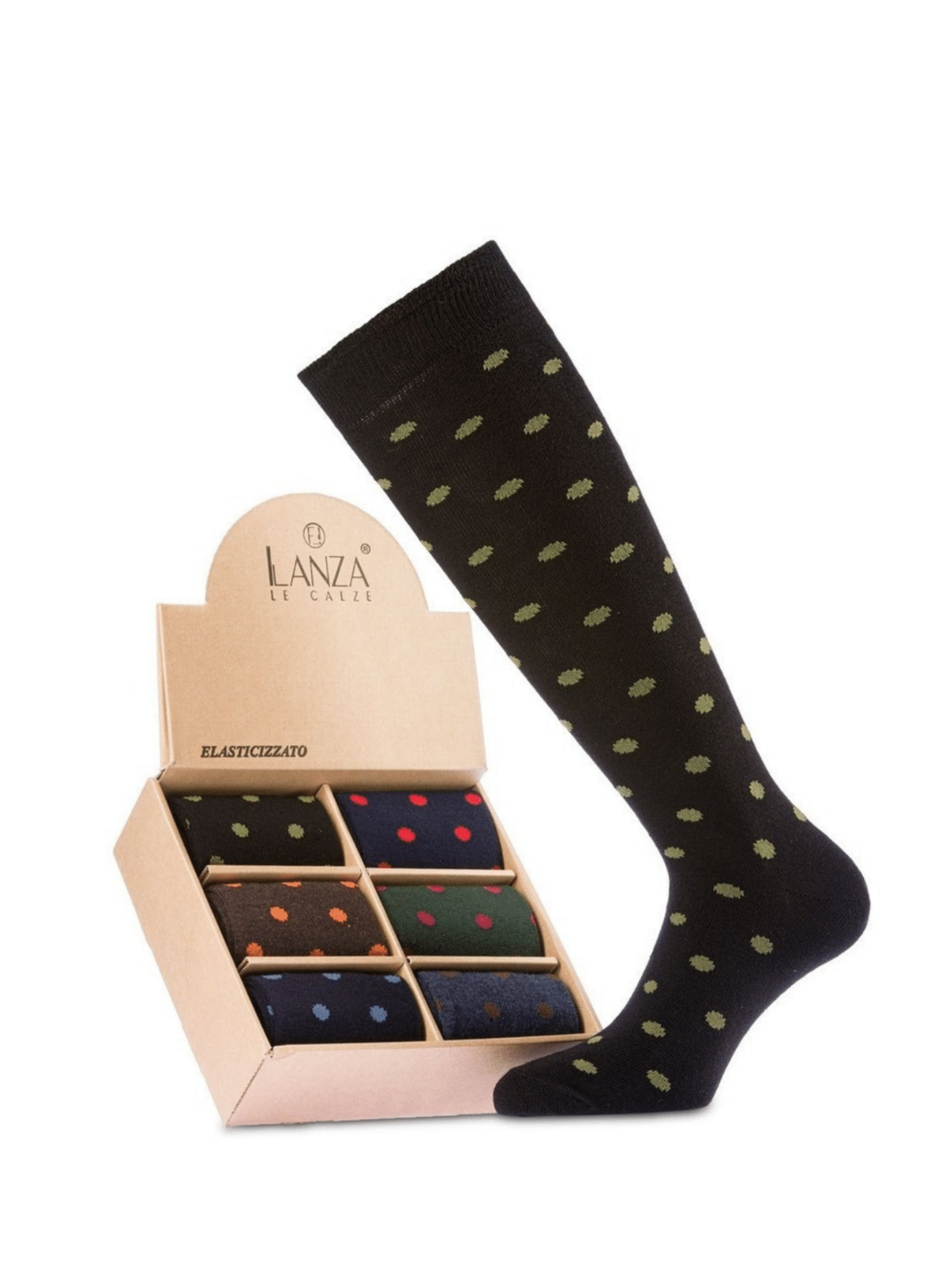 LANZA calze pois