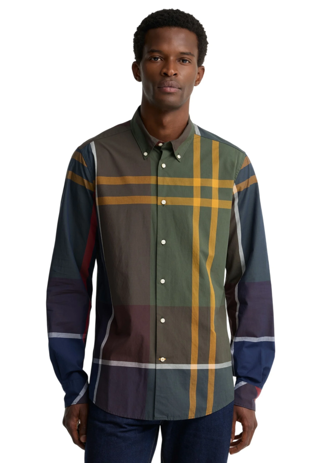Barbour Camicia sartoriale oversize Robin tartan