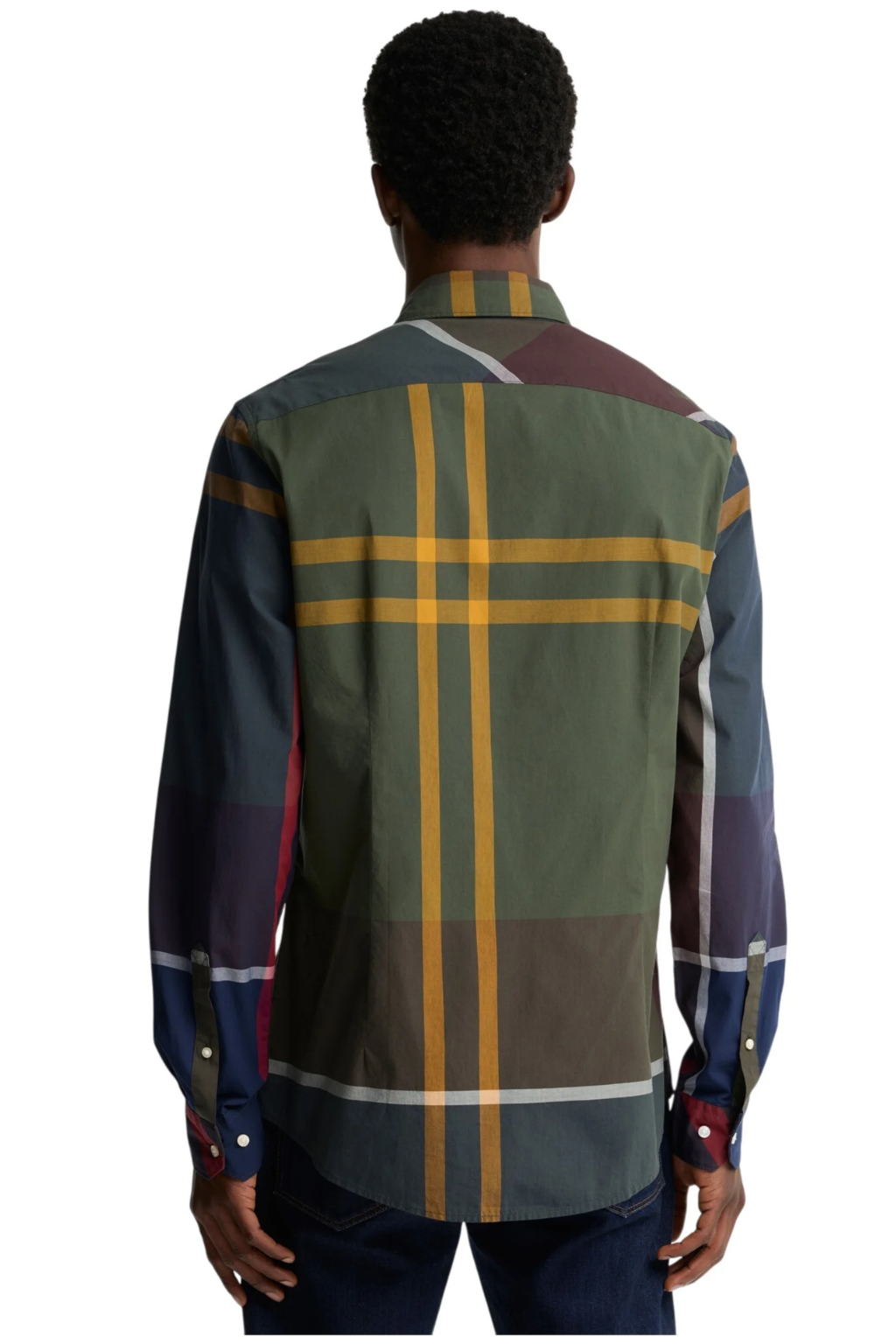 Barbour Camicia sartoriale oversize Robin tartan