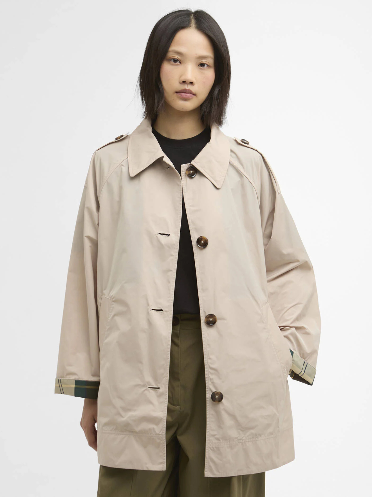 Barbour maggie showerproof mac trench