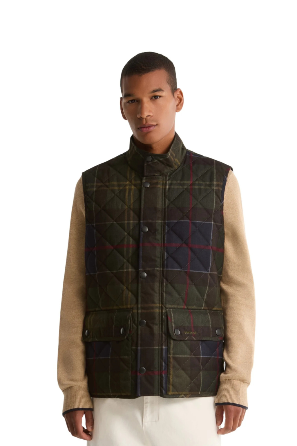 Barbour  gilet  Icons Tartan Lowerdale Quilted