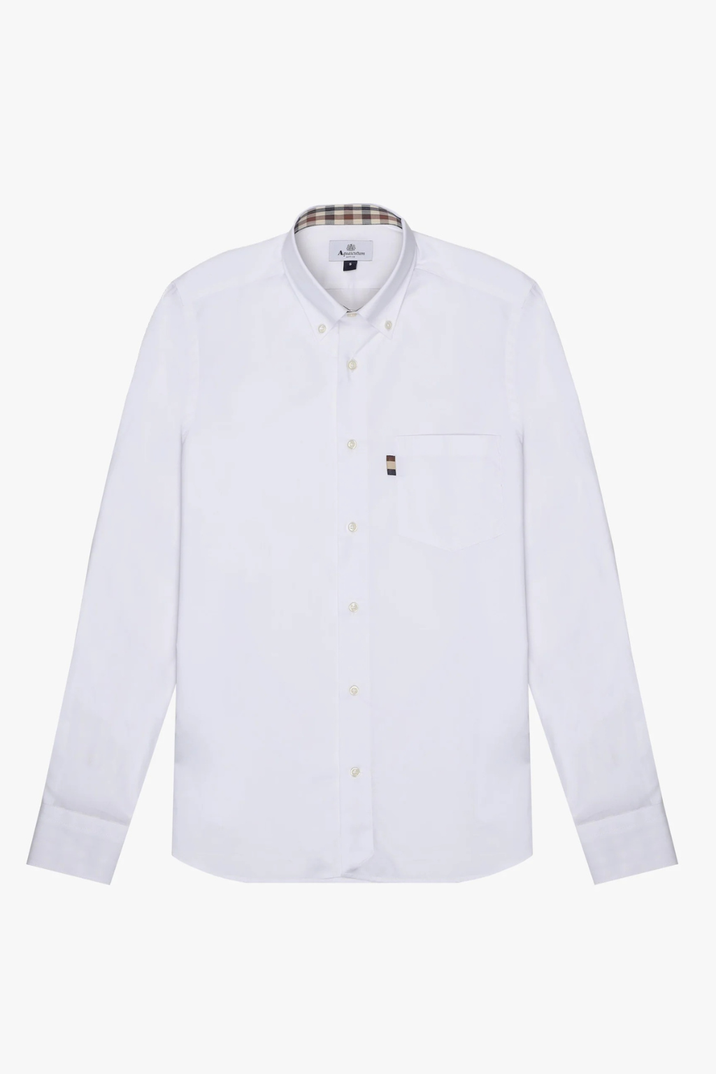 aquascutum button down popeline shirt