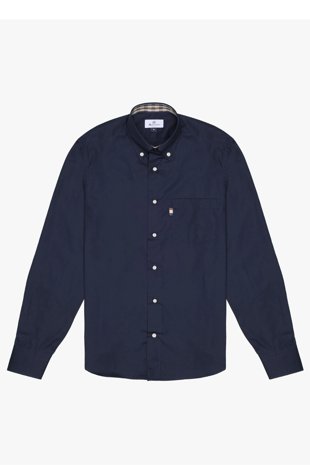 aquascutum button down popeline shirt