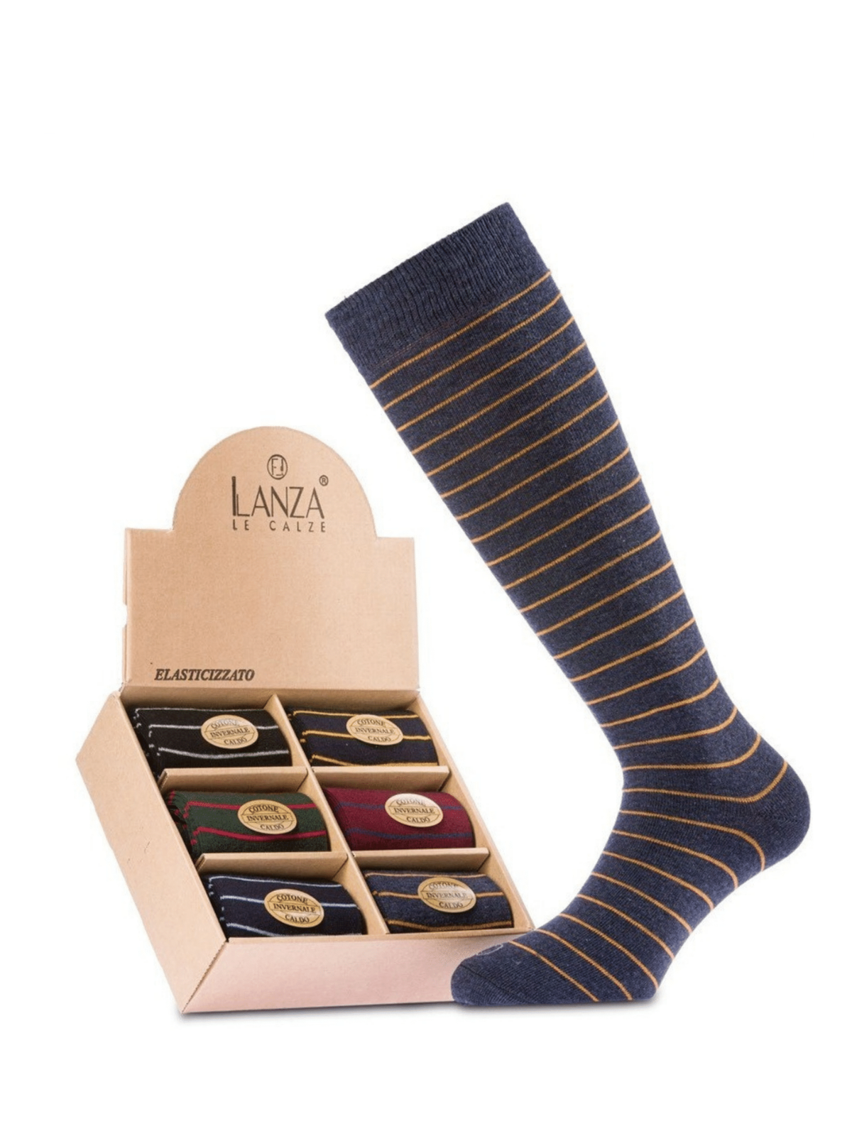 LANZA calze fantasia a righe