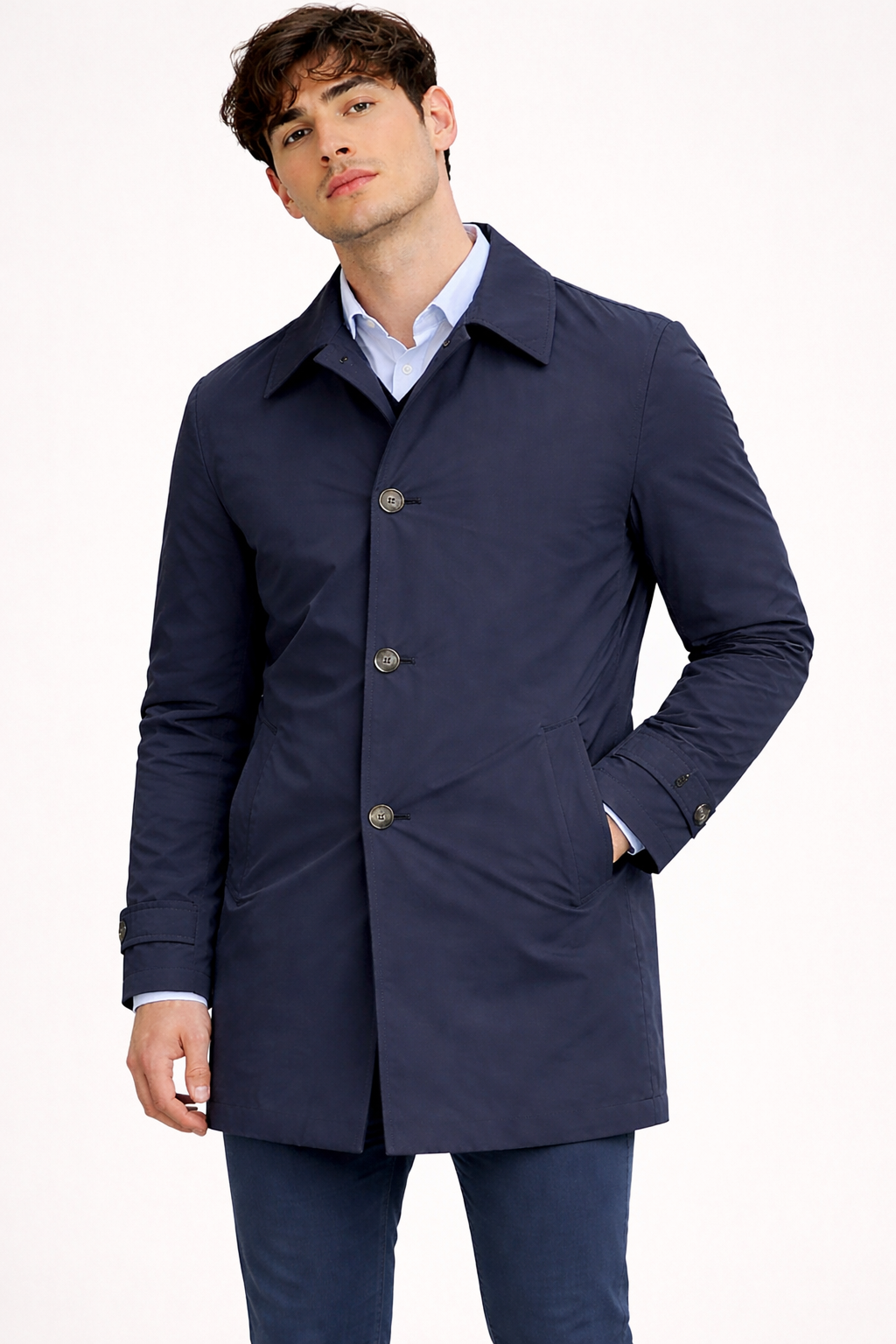 Homeward Gard stretch nylon padded coat Uomo