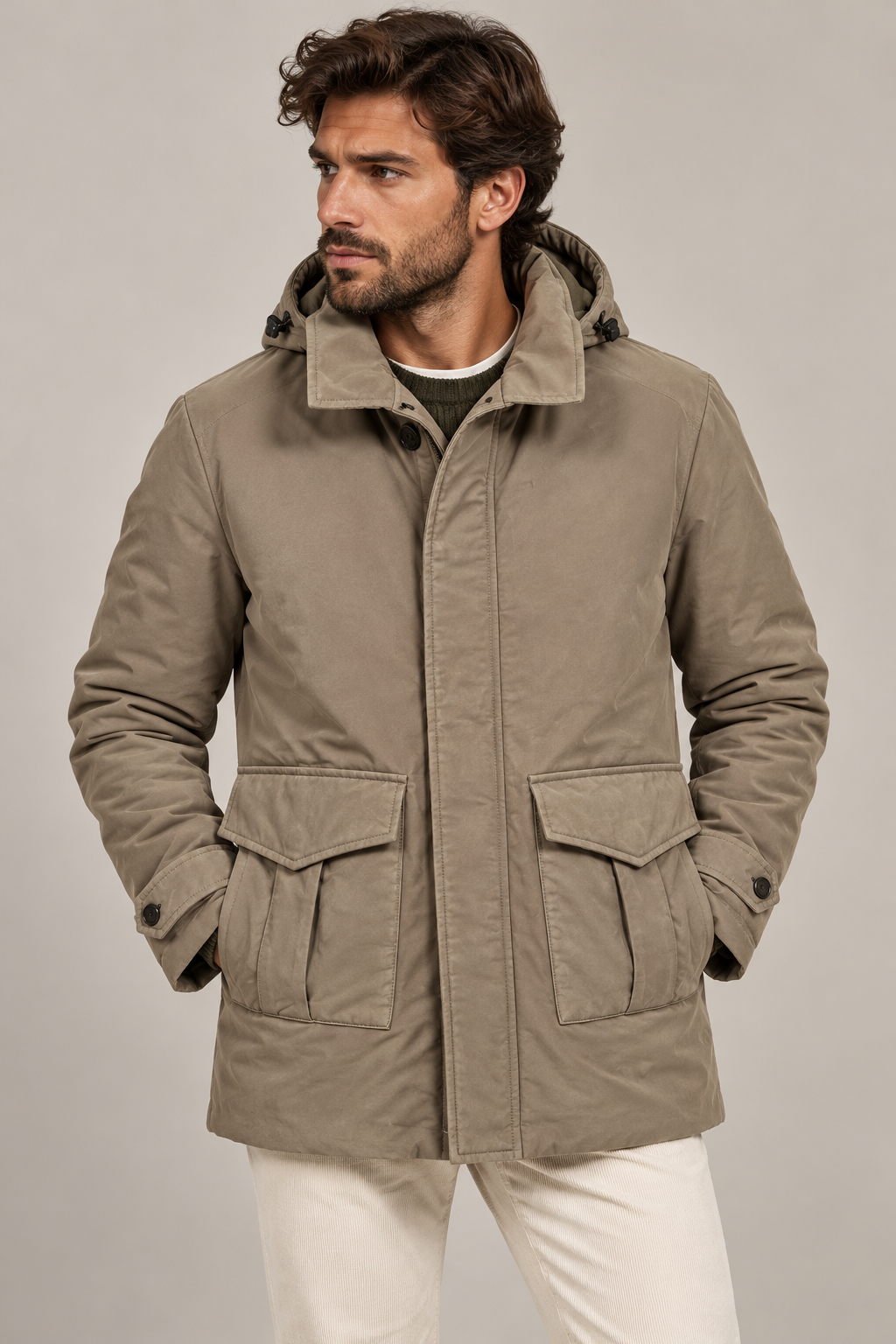FORTOWN Giubbotto  con cappuccio e gilet staccabile