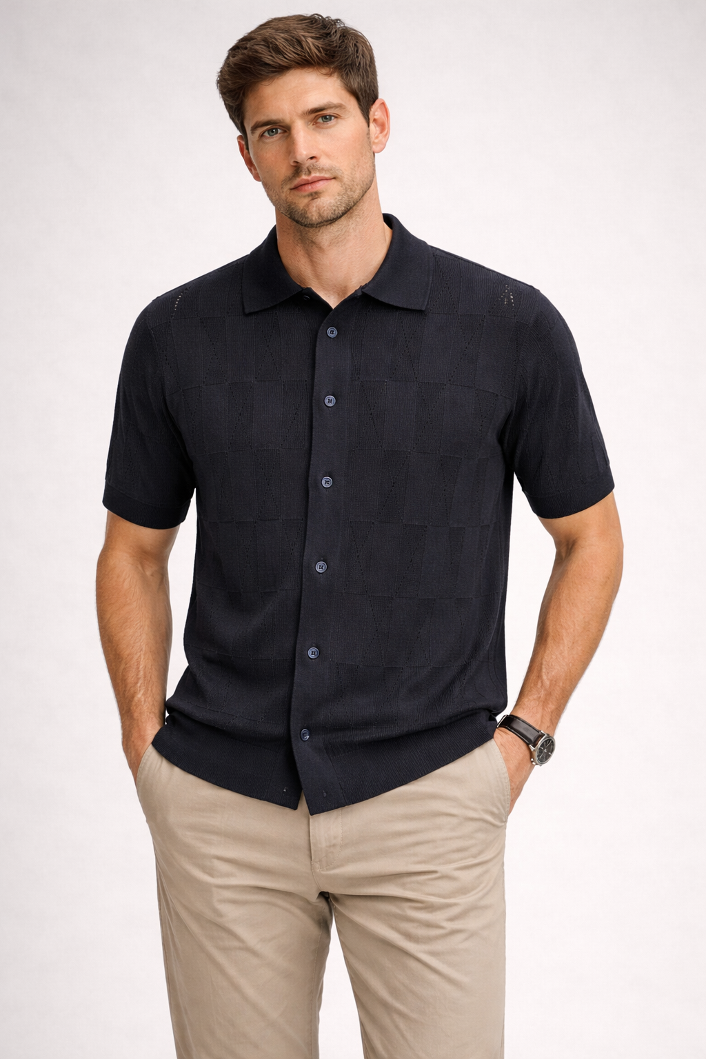 Giglio Milano polo  camicia traforata