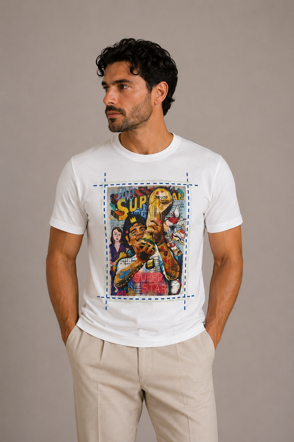 BOB T-shirt stampata
