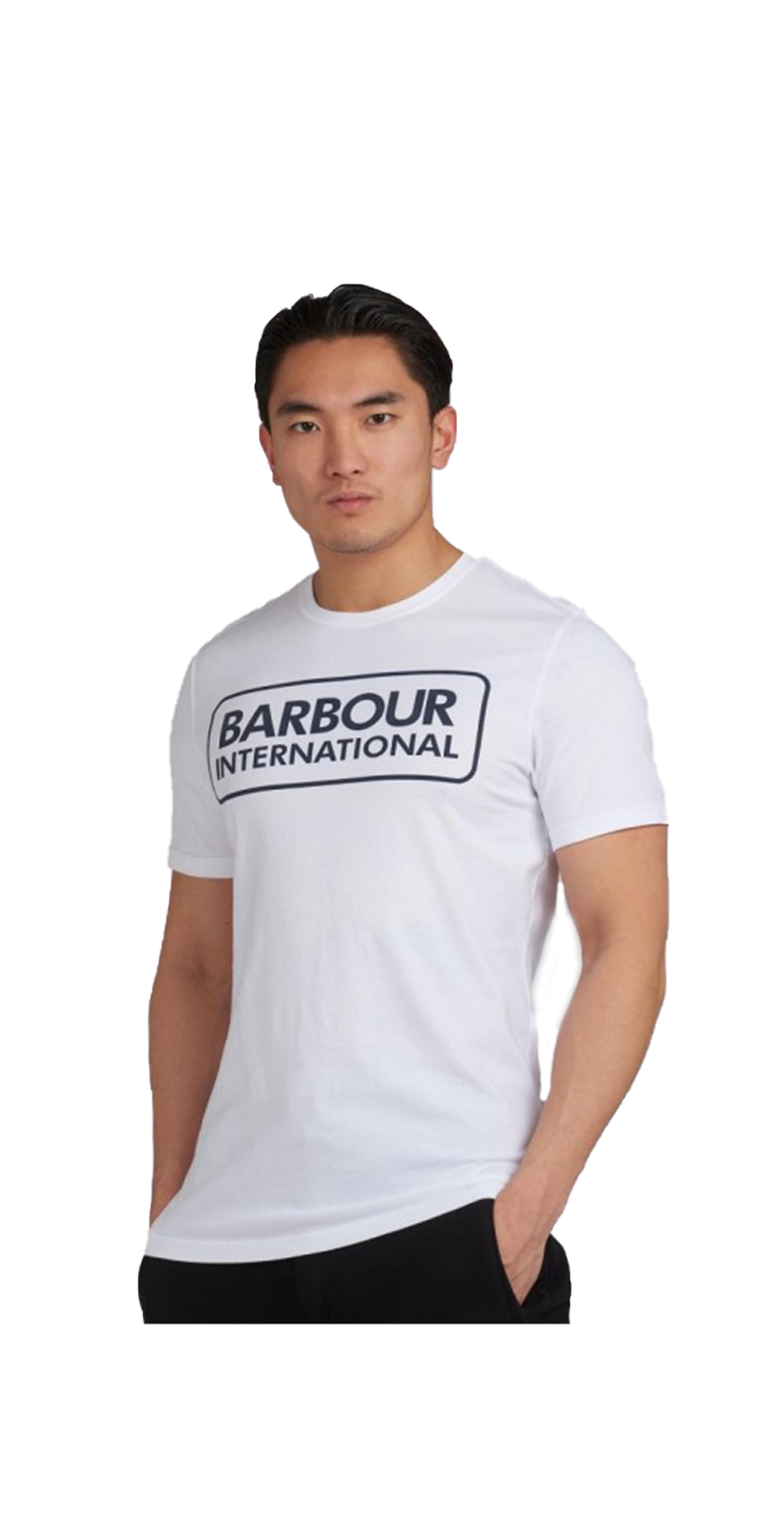 Barbour T-shirt con logo piccolo