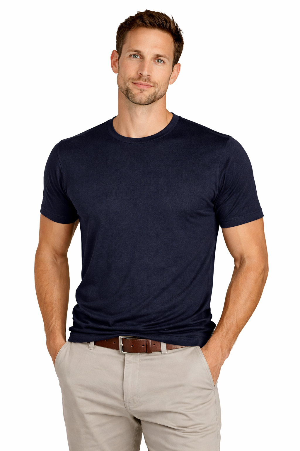 Blu Cashmere  girocollo finezza 16