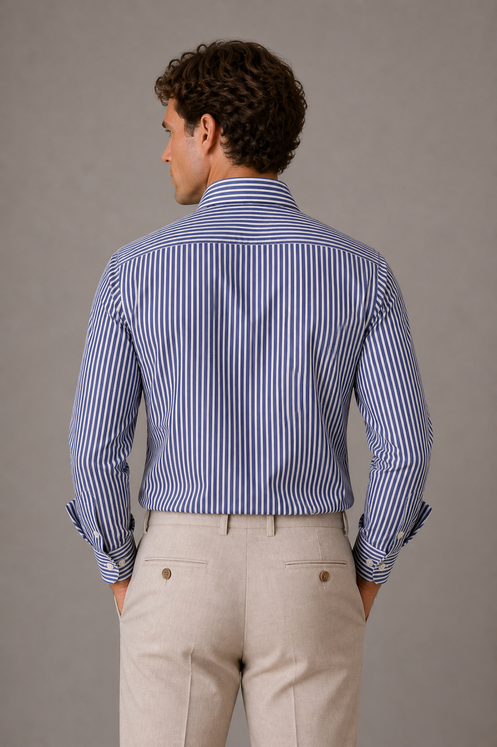 Giglio Milano Camicia Fondo Blu