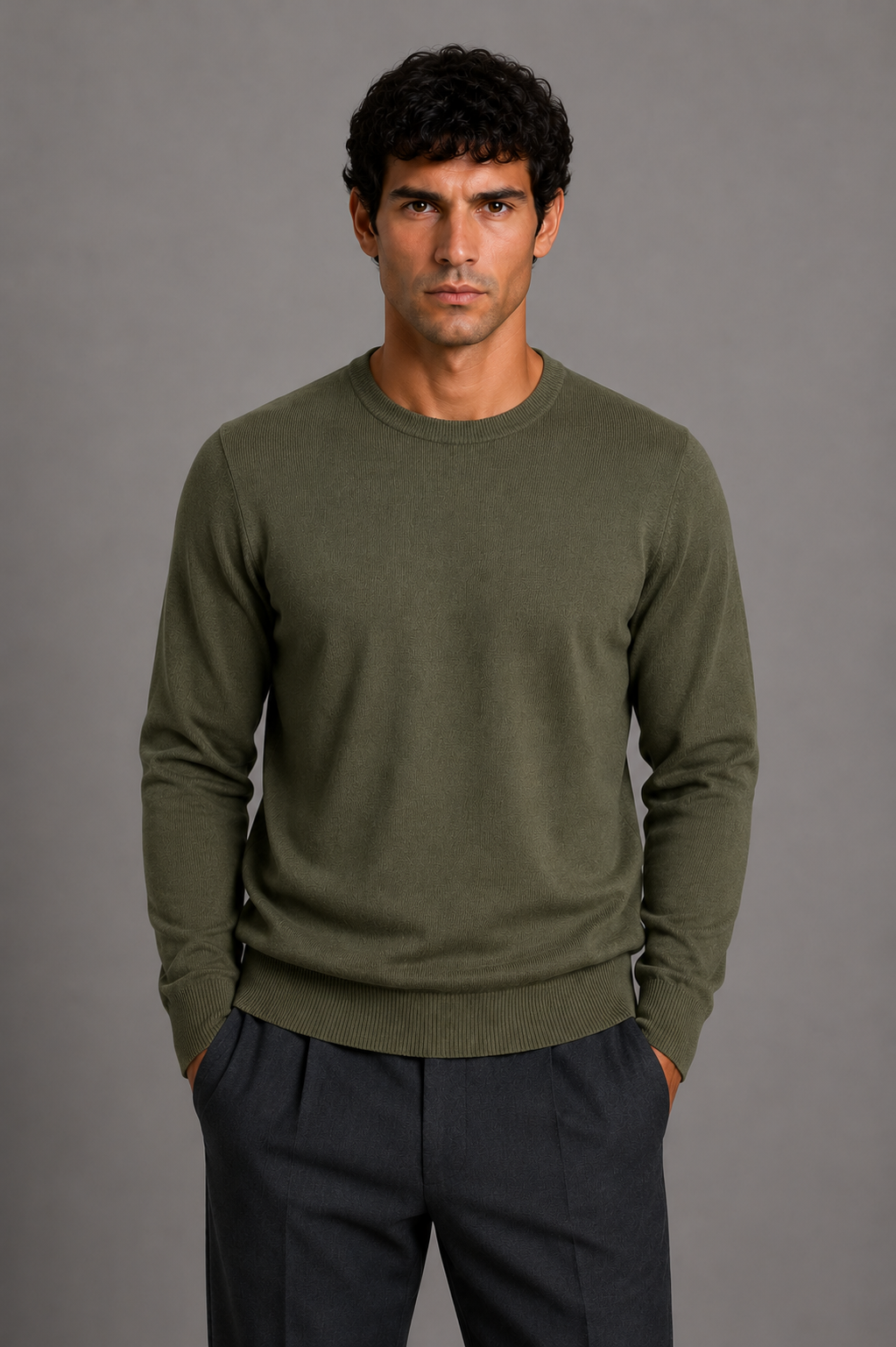 Planet Grid Girocollo in Cotone
