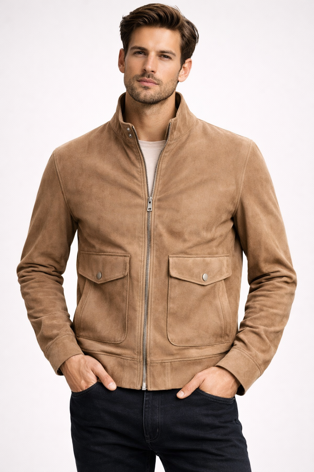 Giglio Milano  giubbotto  in camoscio