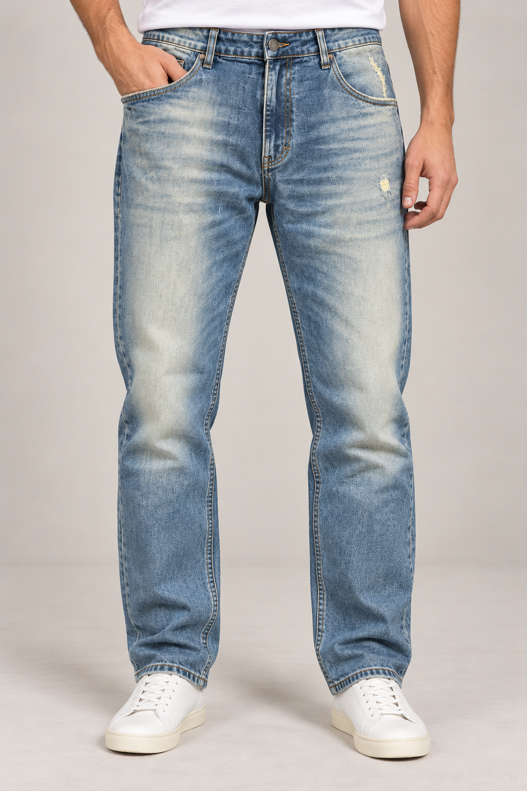 ytual jeans BOB-DIRTY B  lungo cropp